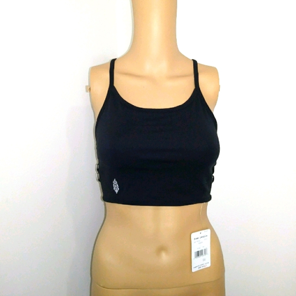 Free people movement slit back sports bra